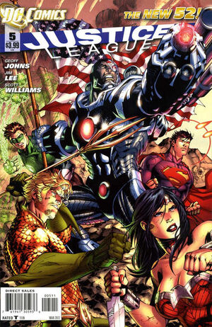 Cover for Justice League #5 (2012)
