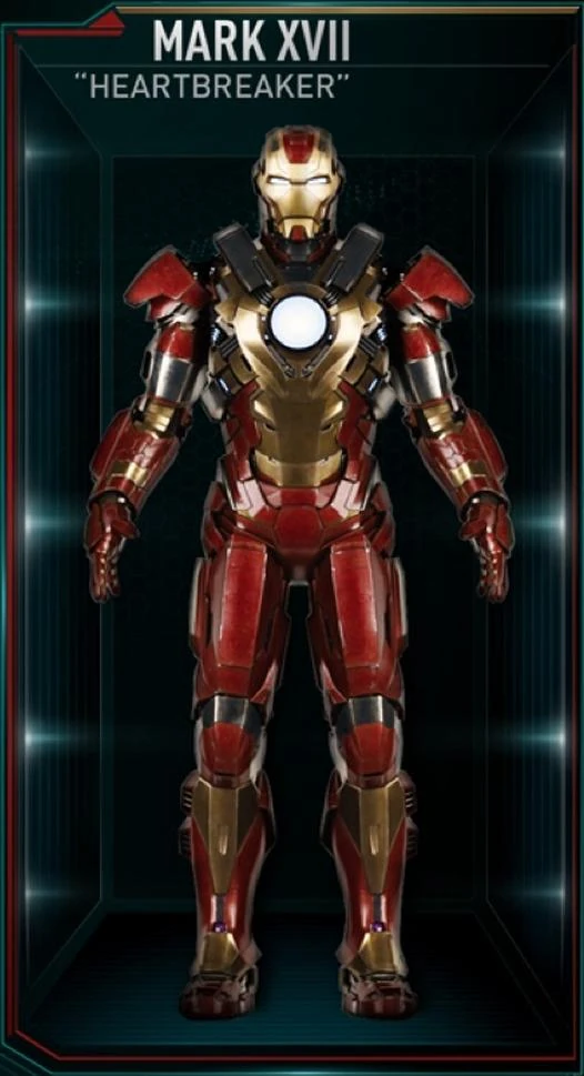 Iron Man Armor Mark XVII Marvel Cinematic Universe Wiki