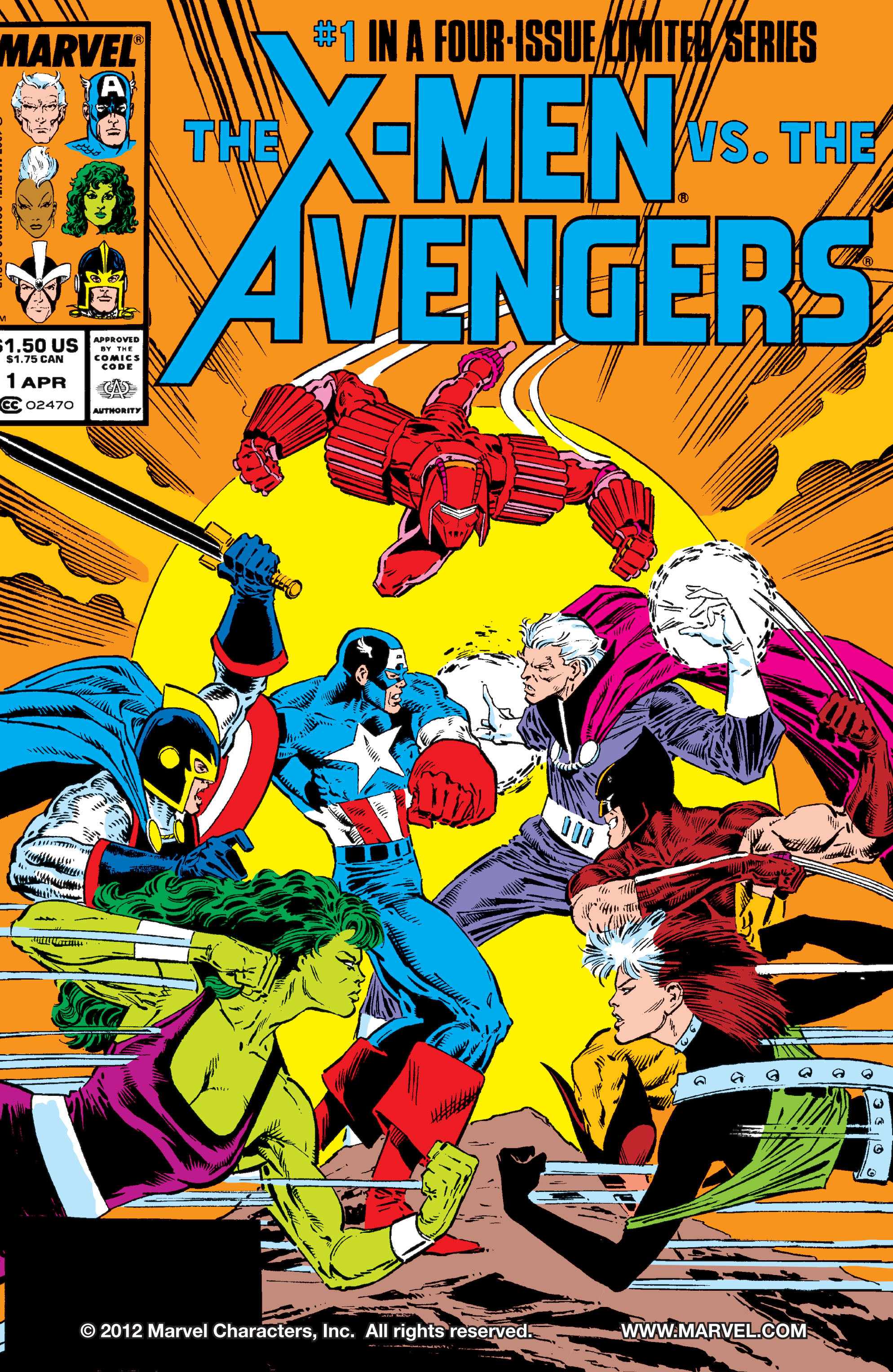 Image result for x-men vs avengers limited series