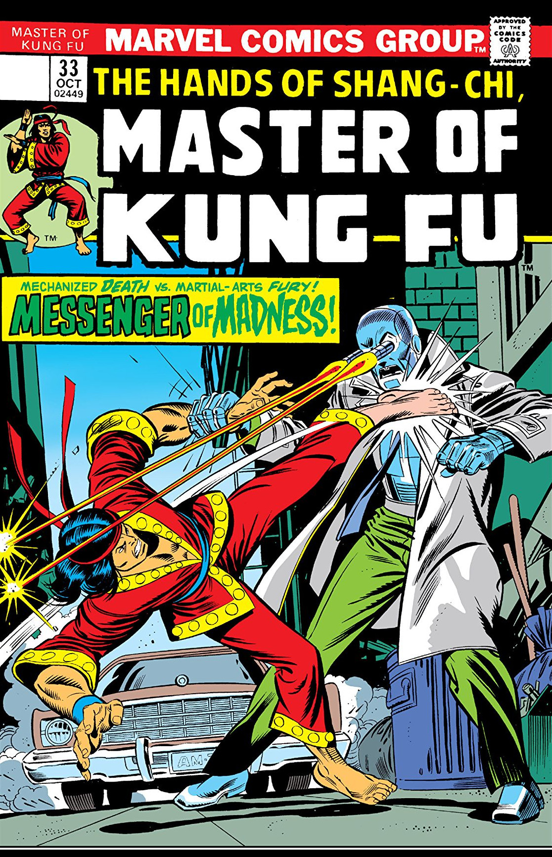 master of kung fu first appearance