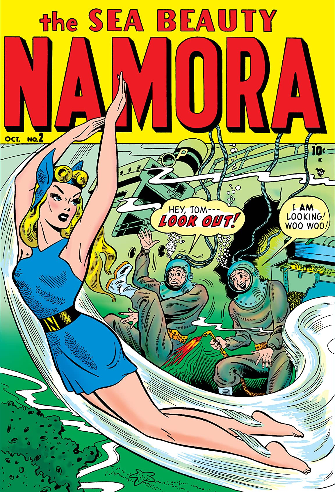 É, é, é o Namor mulher mesmo. Nada de novo aqui
