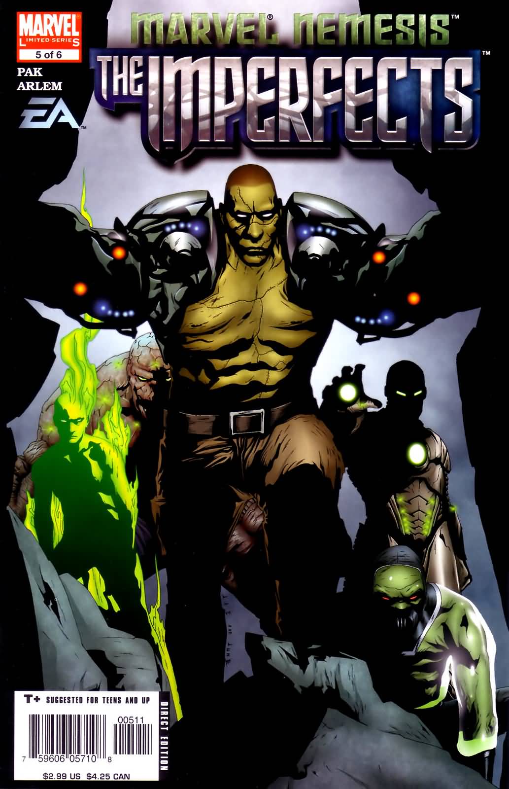 Marvel Nemesis The Imperfects Vol 1 5 Marvel Database FANDOM powered by Wikia