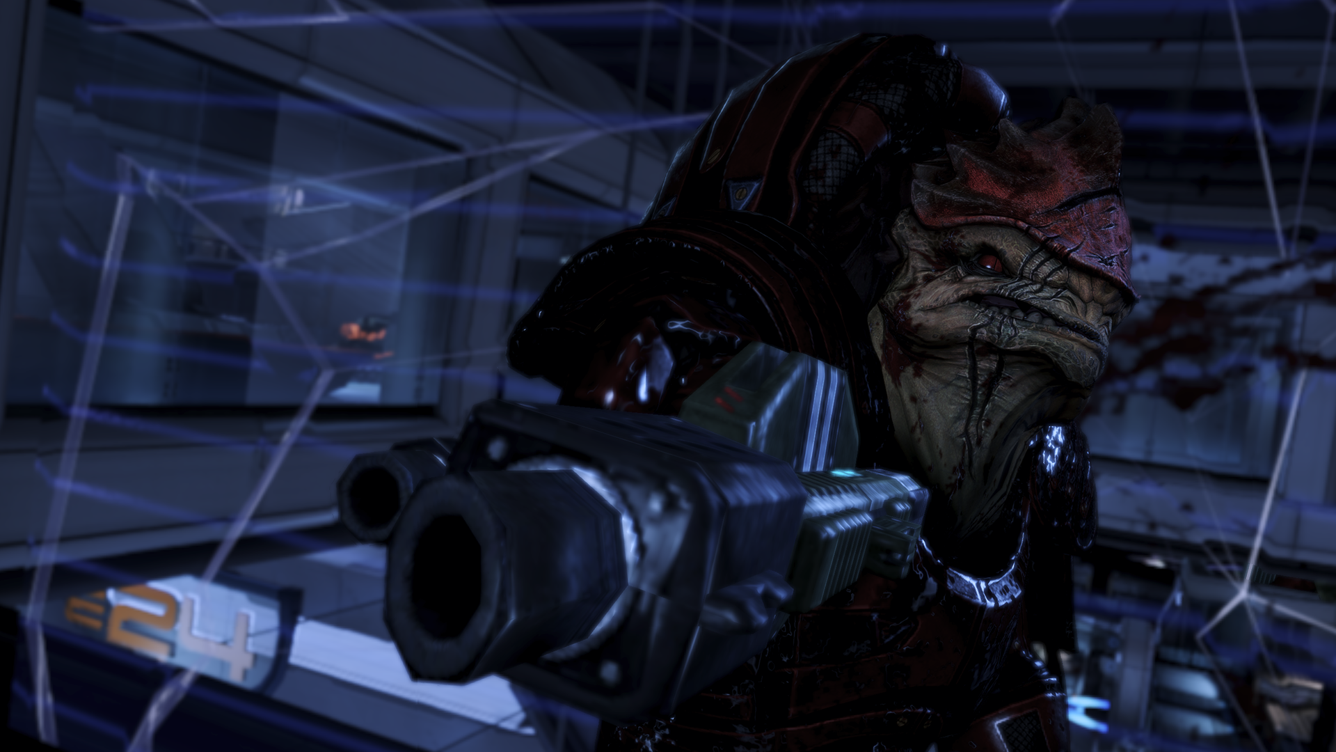 I like random pix and gifs, meet Wrex of clan Urdnot! The most badass Krogan there is, remember his name... I might keep up with the tradition of asking it hehe