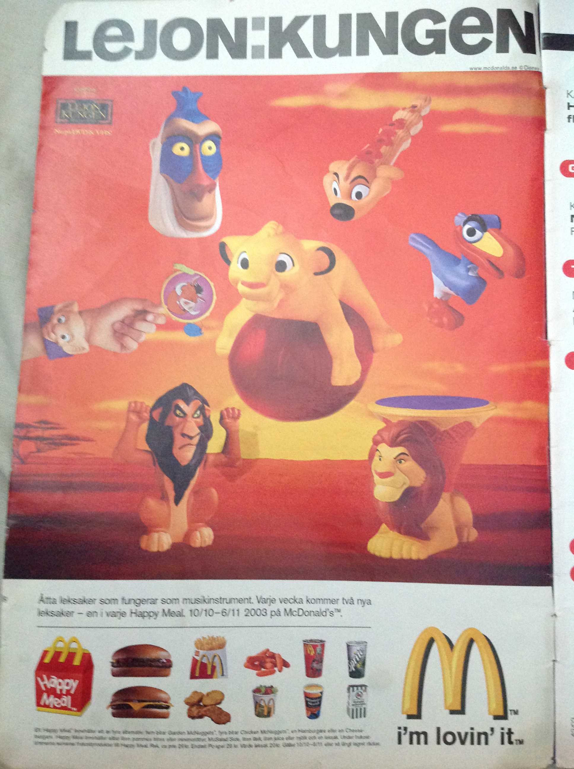 Lion King McDonalds toys (info needed) | Disney Pin Forum