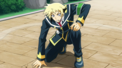 Zenkichi forced to kneel