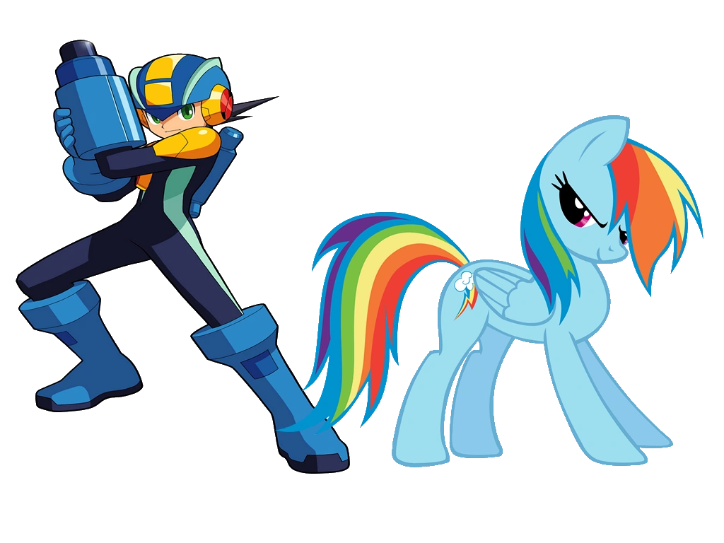 http://vignette2.wikia.nocookie.net/megaman/images/a/ab/FANMADE_Rainbow_Dash_and_Megaman.png/revision/latest?cb=20111231223817