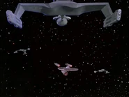 Romulans surround the Enterprise, TEI.jpg (21 KB) Romulans surround the Enterprise, TEI