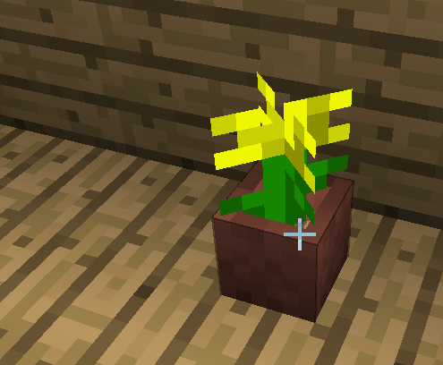 minecraft flower plush