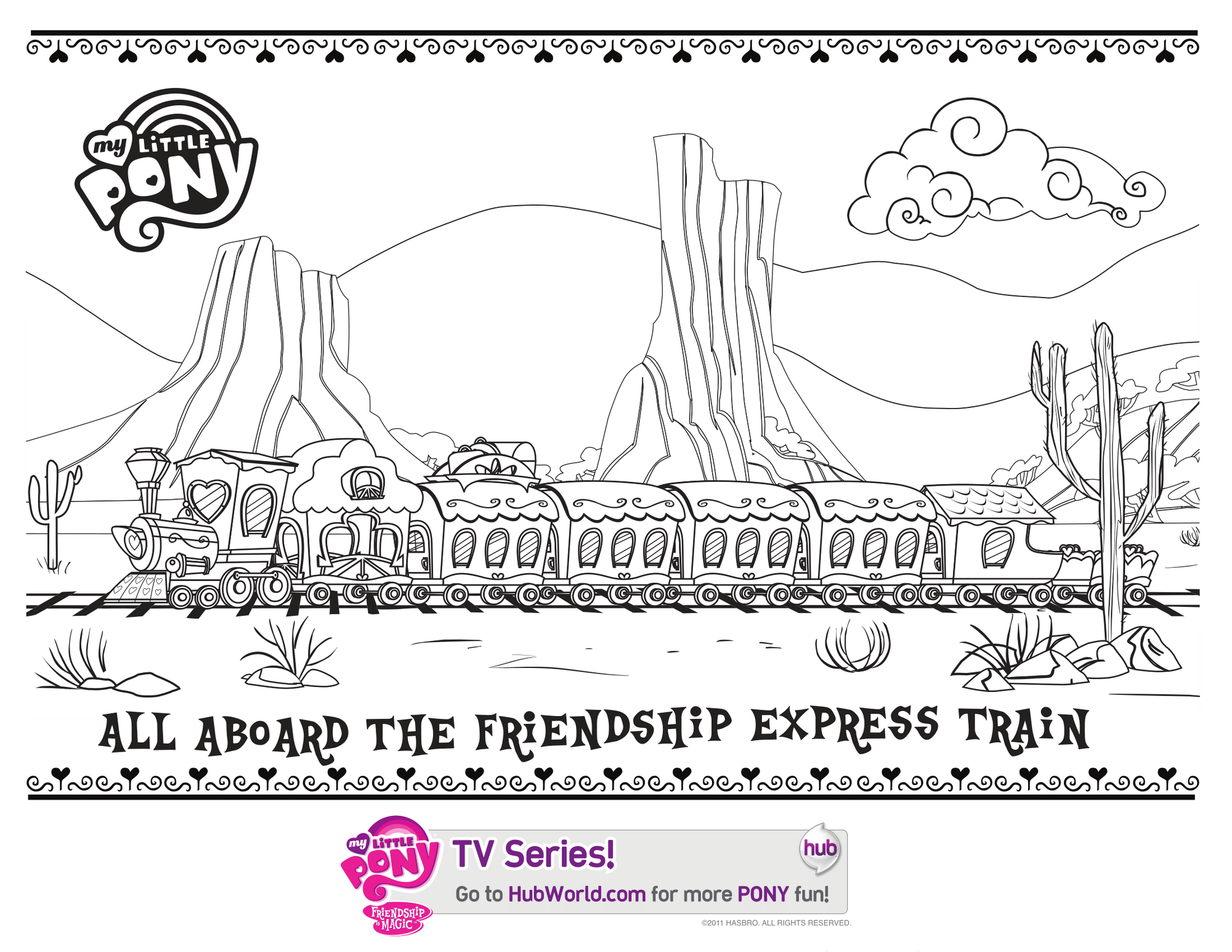 Image Hubworldcom Friendship Express Train coloring