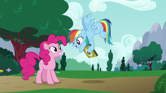 Pinkie Pie et Rainbow Dash