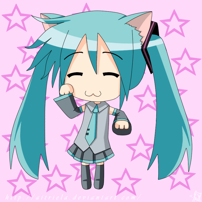 Image Chibi Hatsune Miku Neko by aitriela.jpg My Little Pony
