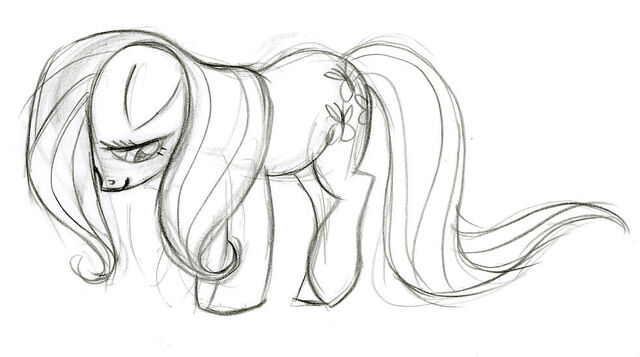 File:Fluttershy Earth Pony Sketch.jpg
