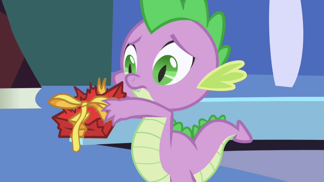 File:Spike "It was a gift for Moondancer" S1E01.png