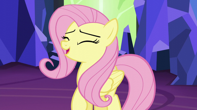 Image - Fluttershy and Discord laugh at singing ginseng 