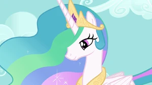Princess Celestia perfect regal shot S3E10