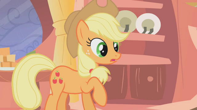 File:Applejack is confused S1E8.png
