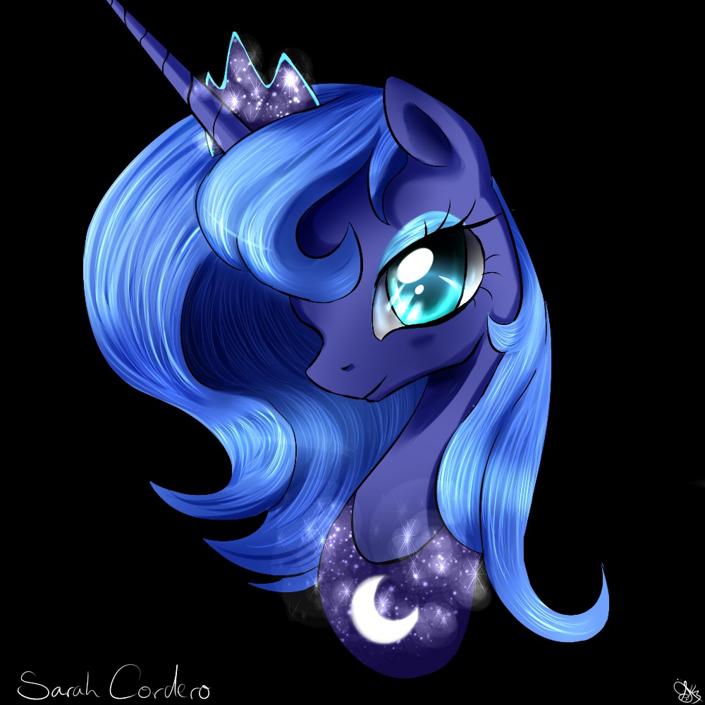 Image - Princess Luna by artist-daughter-of-fantasy.jpeg | My Little