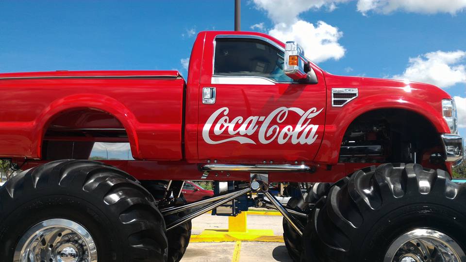 Monster coca cola