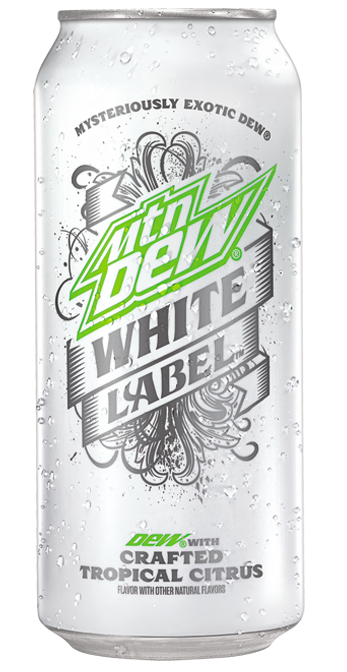 mountain dew white out label mountain dew white out label