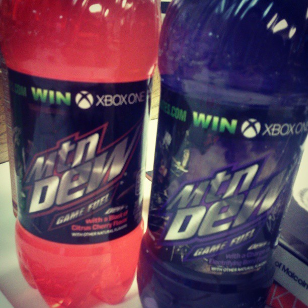 Diet Mountain Dew Game Fuel Ingredients