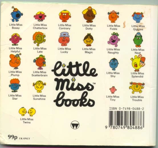 Image - Little Miss Back Book Cover B.PNG | Mr. Men Wiki | Fandom