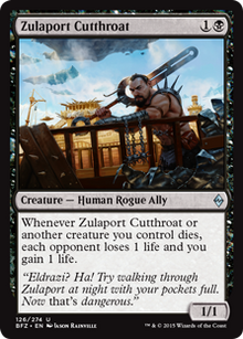 Zulaport Cutthroat BFZ