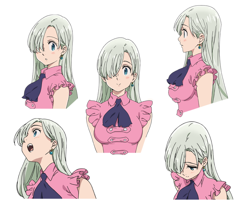 Image Elizabeth Anime Character Designs 1 Png Nanatsu No Taizai