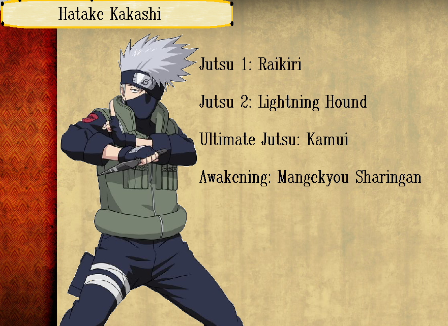 ArchivoJutsus de Kakashi Hatake.png Naruto Wiki Fandom powered by Wikia ArchivoJutsus de Kakashi Hatake.png Naruto Wiki Fandom powered by Wikia