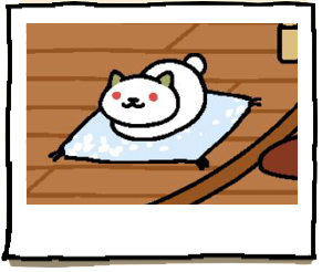neko atsume snowy pillow