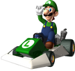 Luigi Artwork - Mario Kart DS