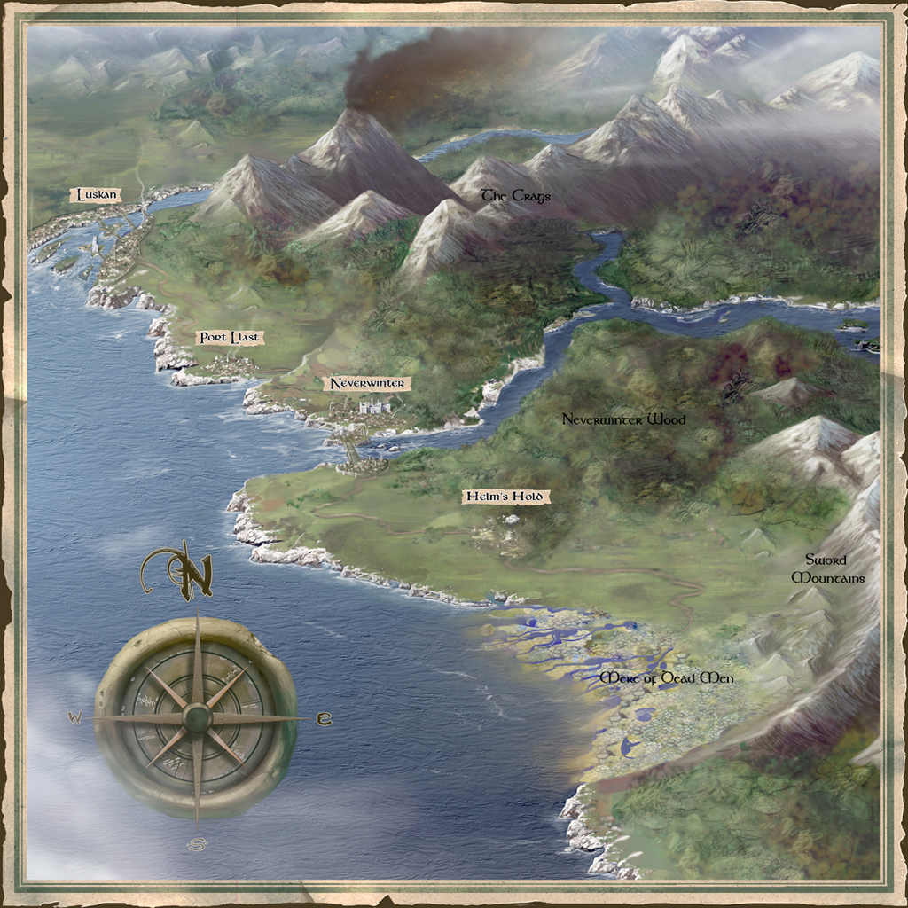 lost mines of phandelver sword coast map