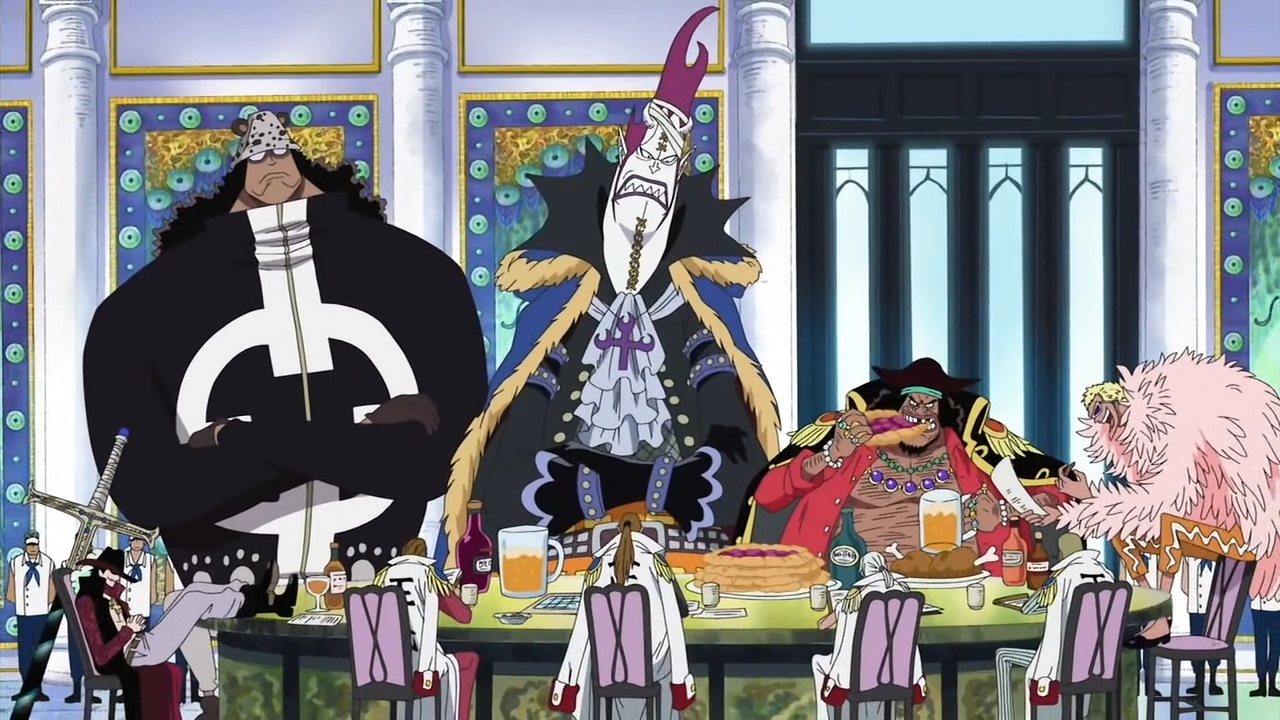 FichierFive Shichibukai at Marineford.png One Piece Encyclopédie Fandom powered by Wikia
