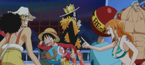 Nami Orders to Escape from Eruption
