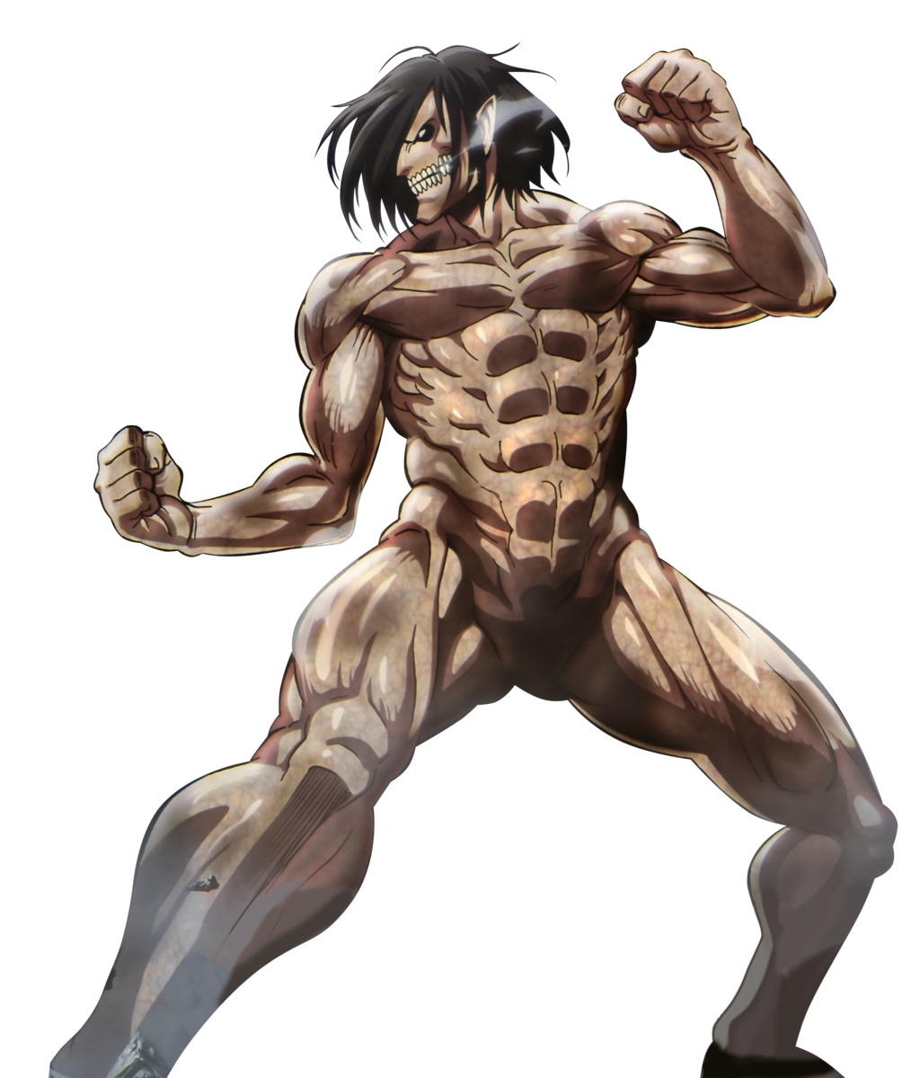 attack on titan eren jaeger titan form