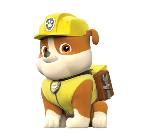 rubble paw patrol svg