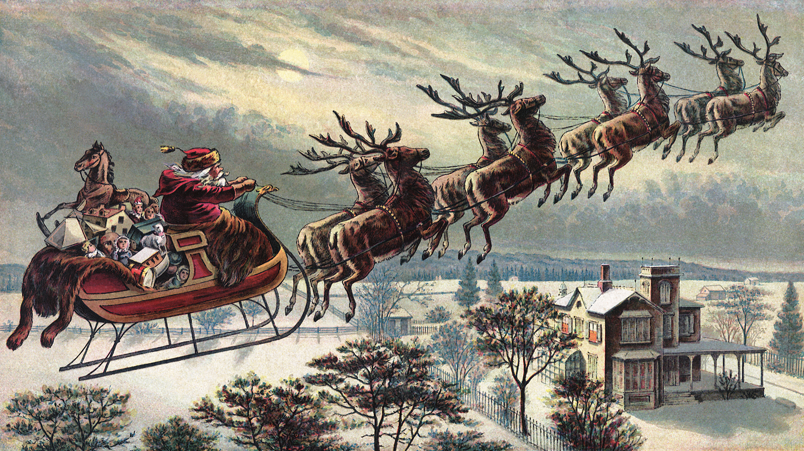 Santa Claus Reindeer Public Domain Super Heroes Fandom Powered By