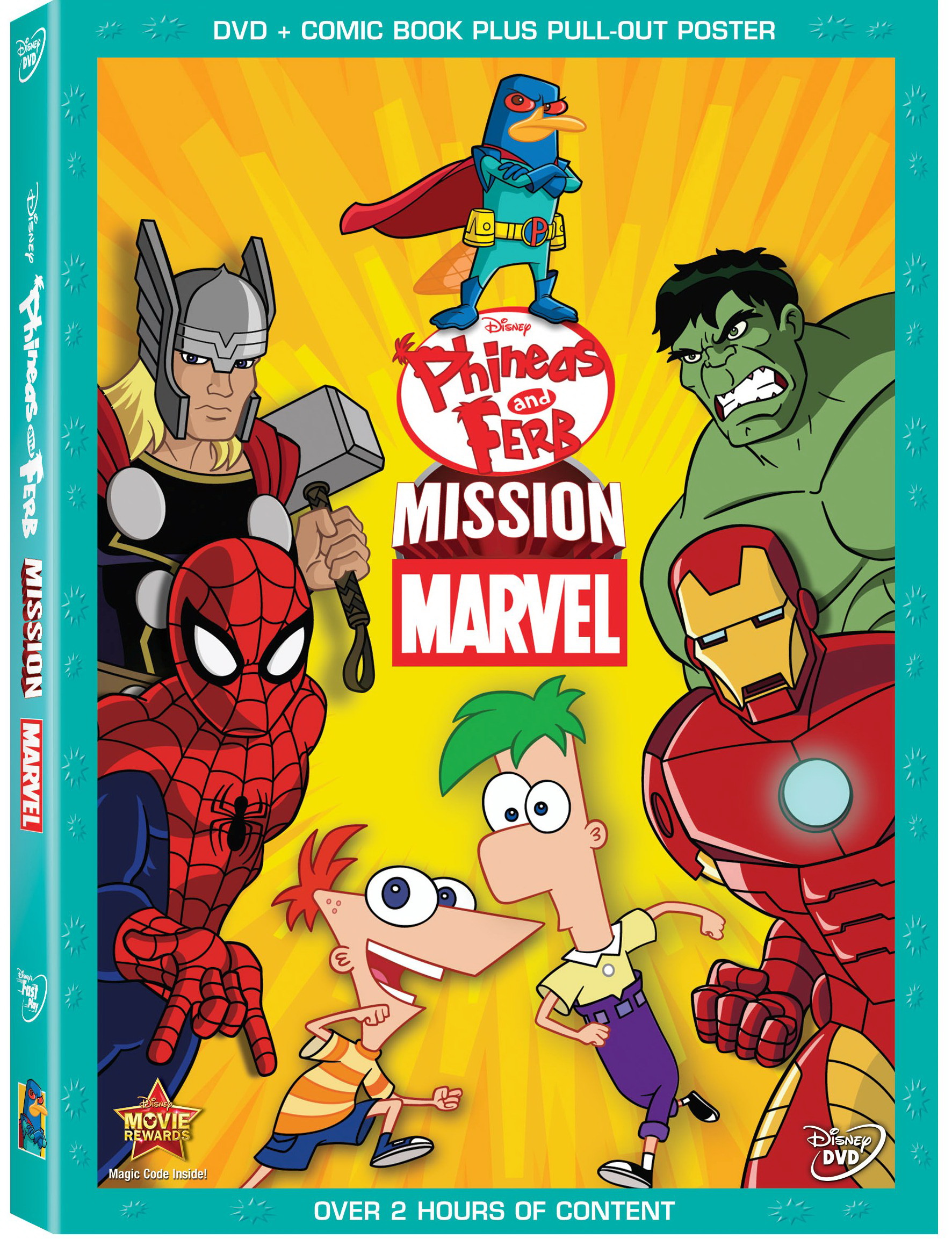 Phineas and Ferb Mission Marvel (DVD) Phineas and Ferb Wiki Fandom