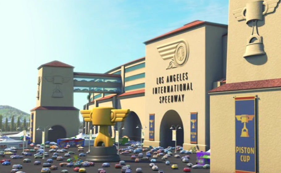 Los Angeles International Speedway Pixar Wiki FANDOM powered by Wikia