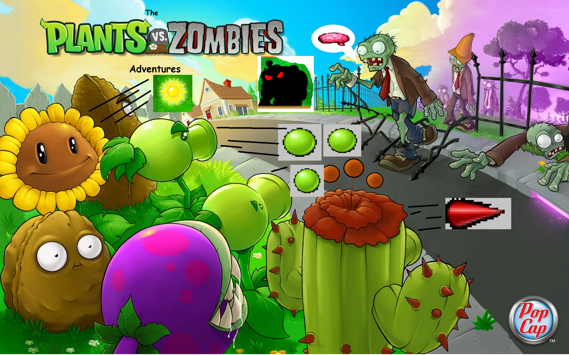 The plants vs zombies adventures Plants vs. Zombies Fan