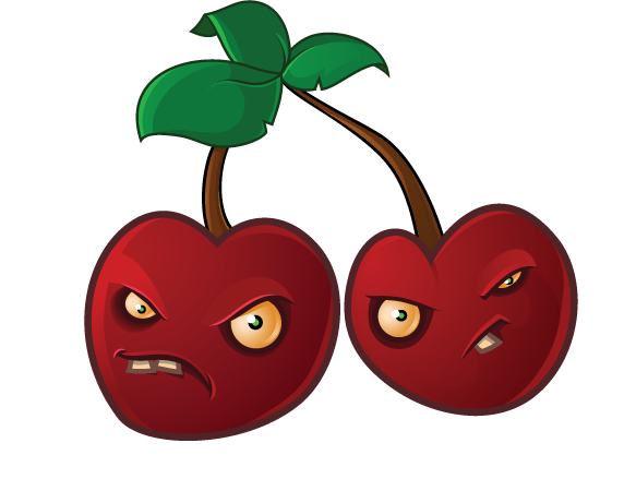 Resultado de imagen de cherry bomb plants vs zombies