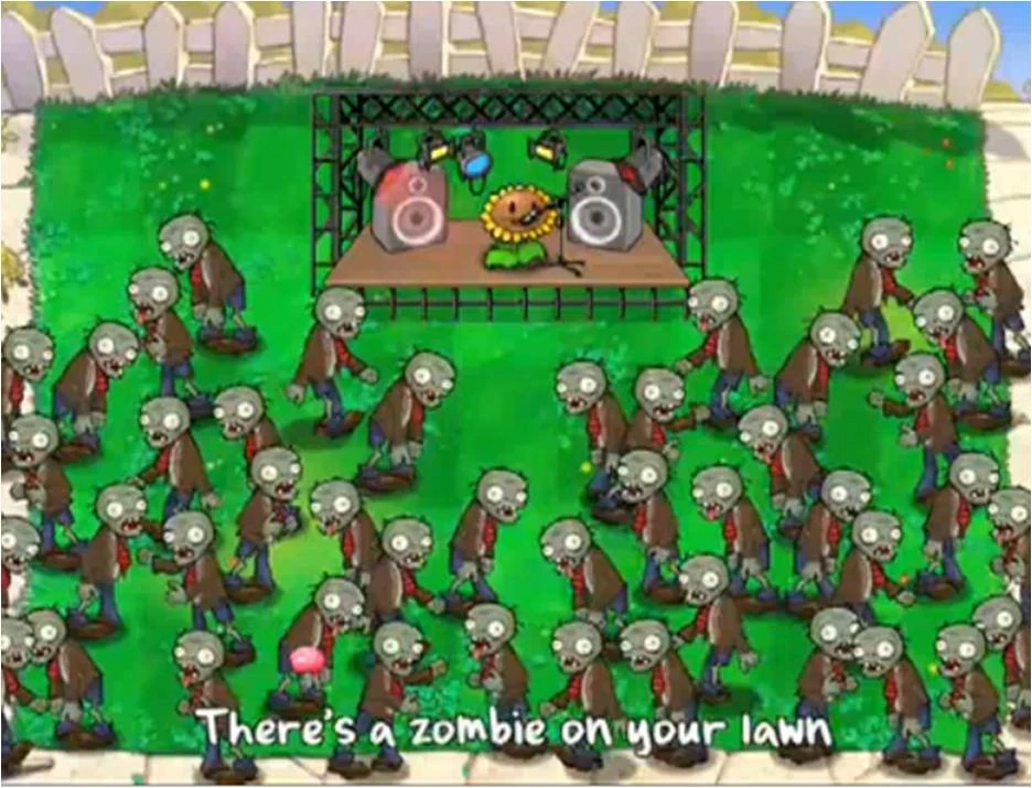 Image Zombies on your Lawn.jpg Plants vs. Zombies Wiki Fandom powered by Wikia