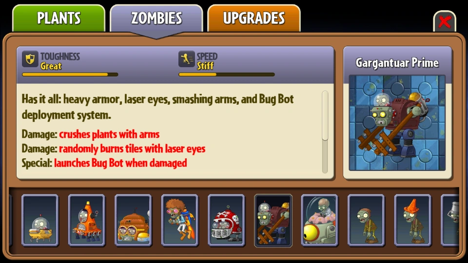 Gargantuar Prime Plants vs. Zombies Wiki FANDOM powered by Wikia