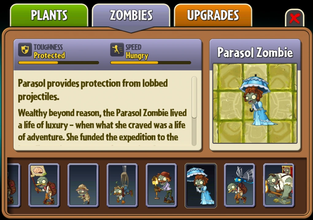 Parasol Zombie Plants vs. Zombies Wiki FANDOM powered by Wikia