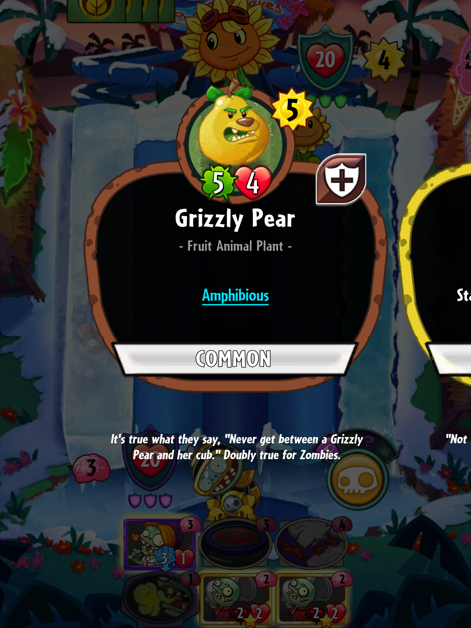 Grizzly Pear | Plants vs. Zombies Wiki | FANDOM powered by Wikia