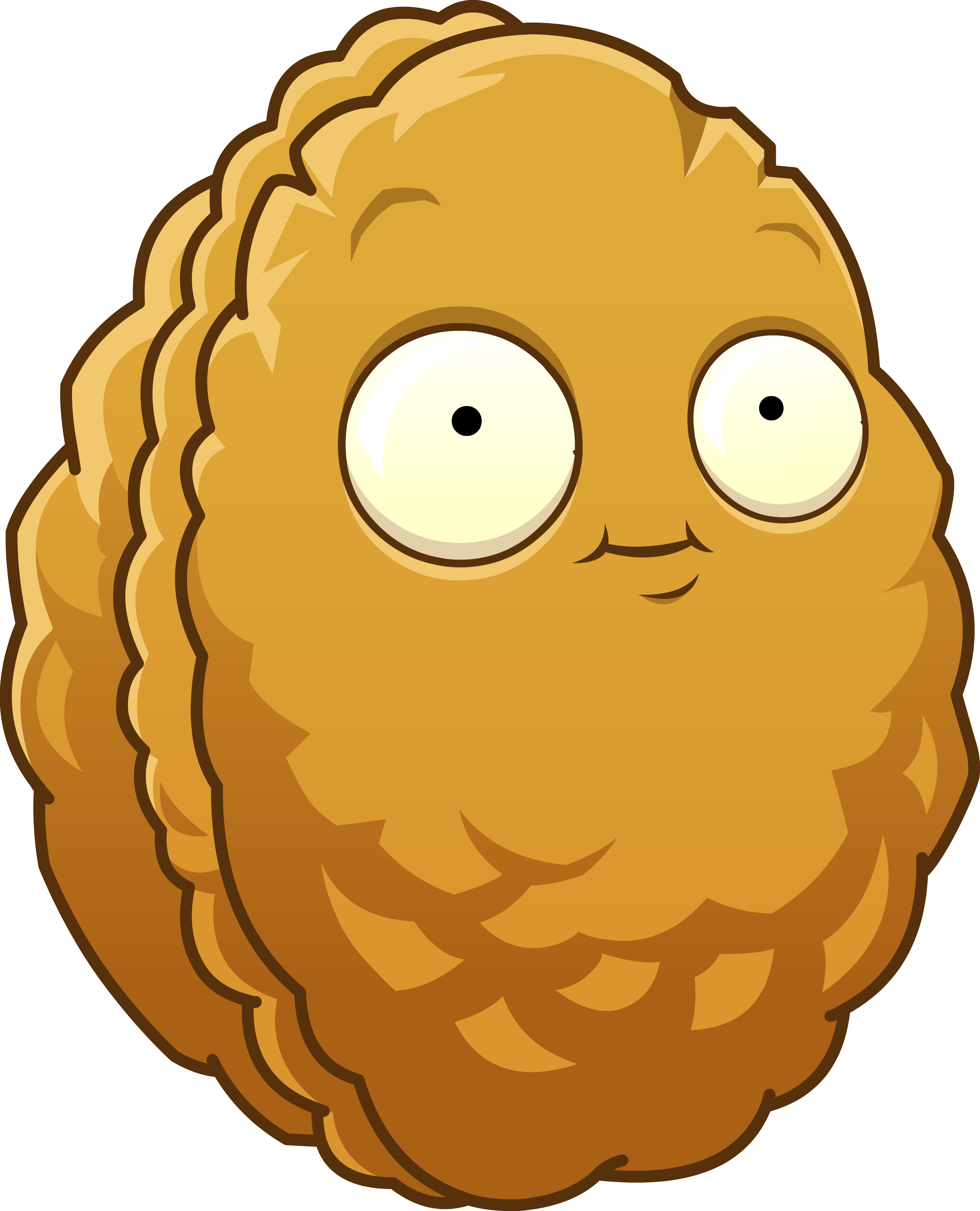 Resultado de imagen de wall nut plants vs zombies