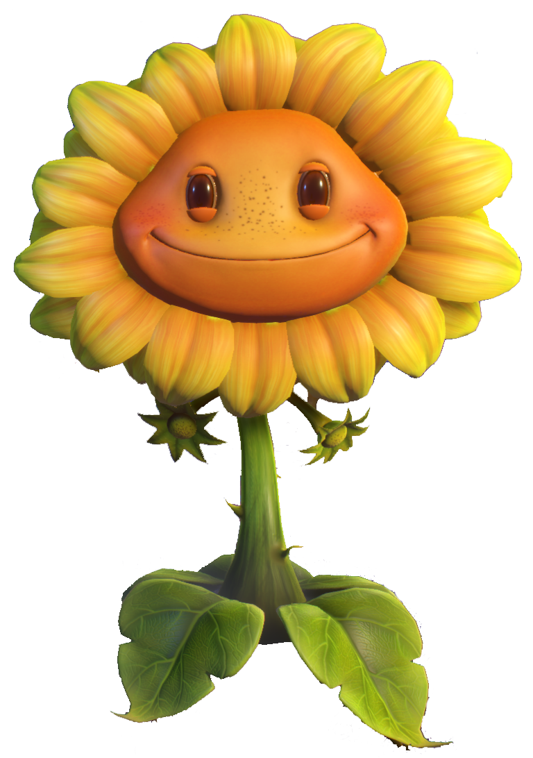 Plants Vs Zombies Garden Warfare Sunflower Image - HD Sunflower GW2.png | Plants vs. Zombies Wiki | FANDOM powered