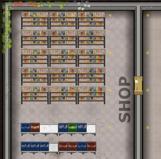 Floor Plan Likewise Together Shop Prison Architect Kitchen