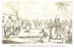Burning of a Widow