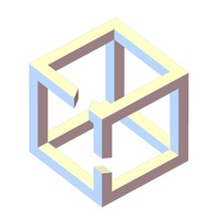Impossible cube different angle