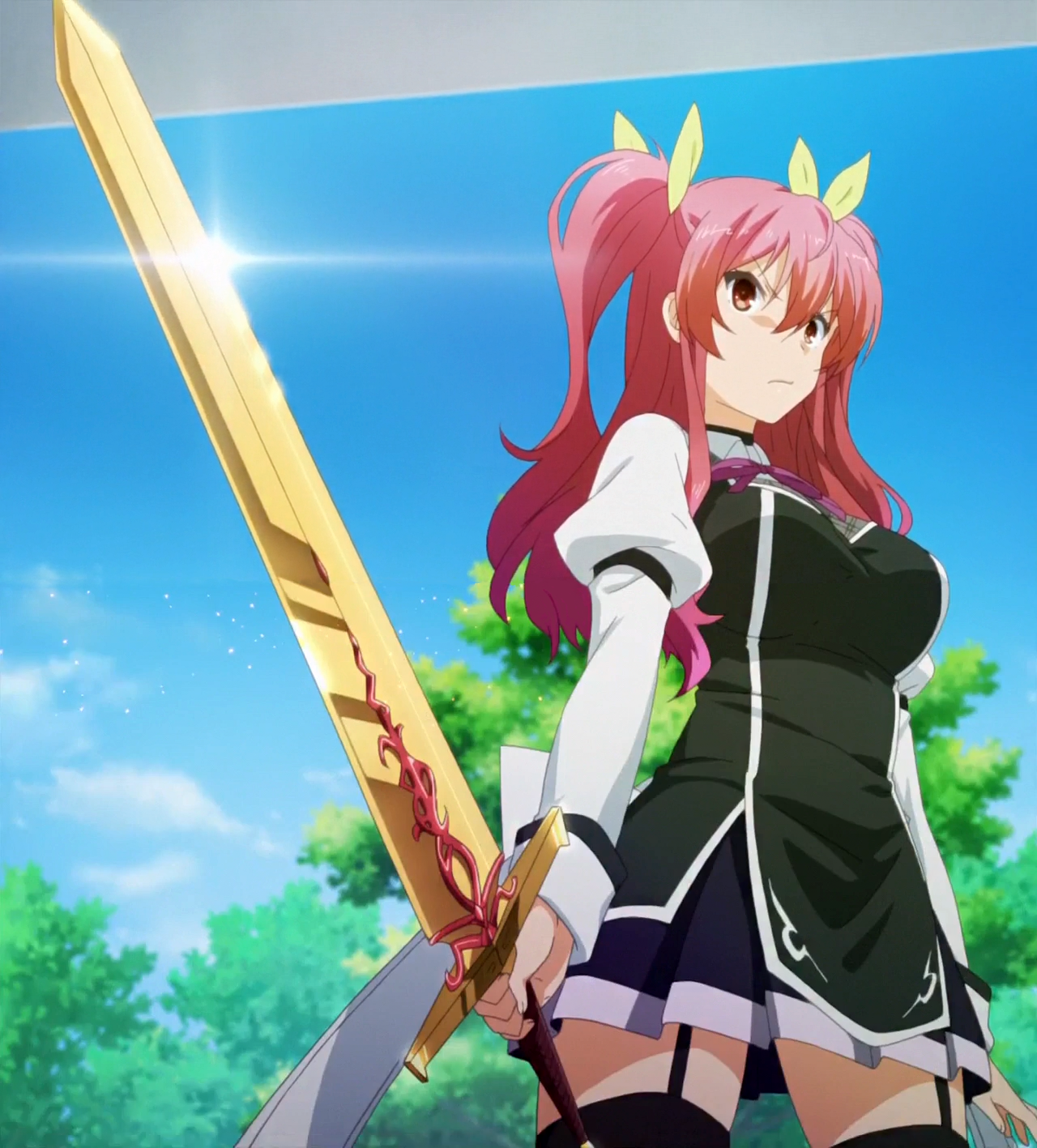 Image - Stella about to fight Shizuku.png | Rakudai Kishi no Eiyuutan